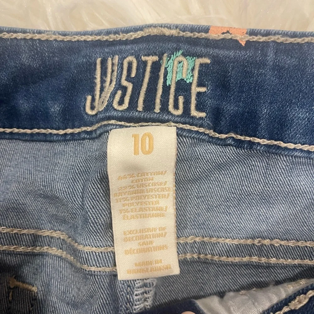 Girls Justice star denim‎ shorts